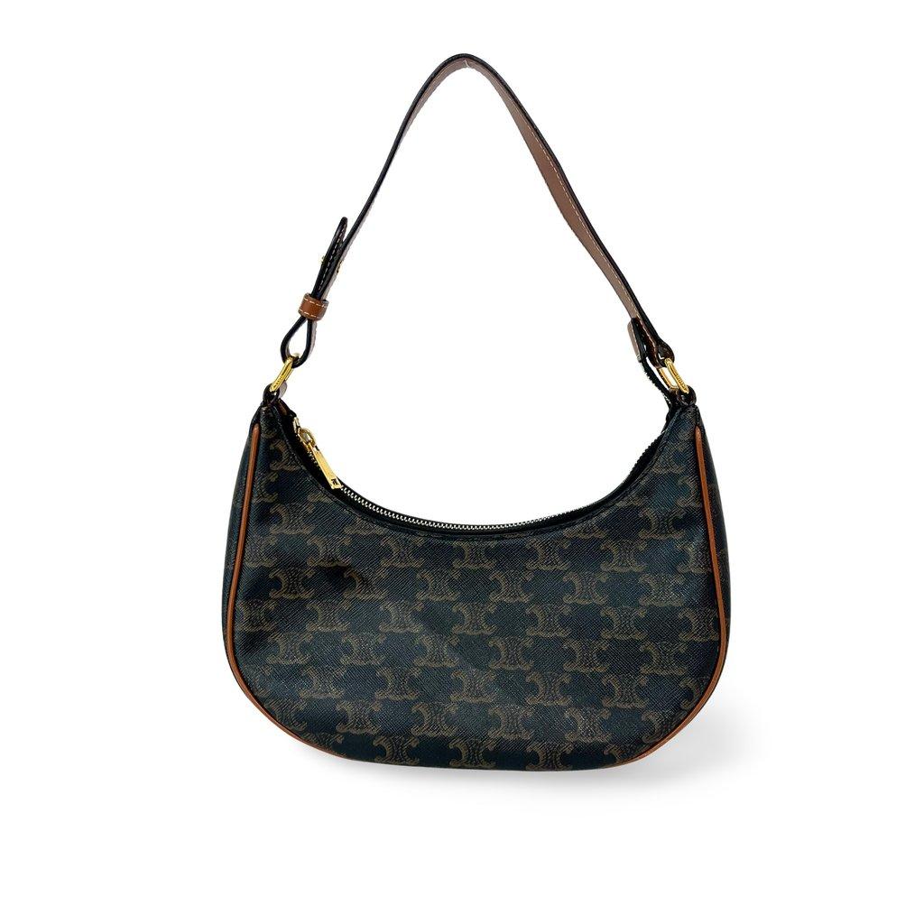 Celine Ava Bag Triomphe Canvas Tan