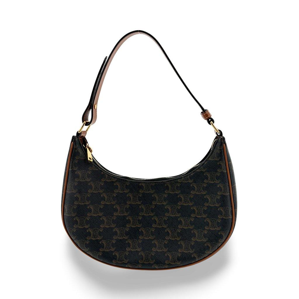 Celine Medium Ava Bag Triomphe Canvas Tan