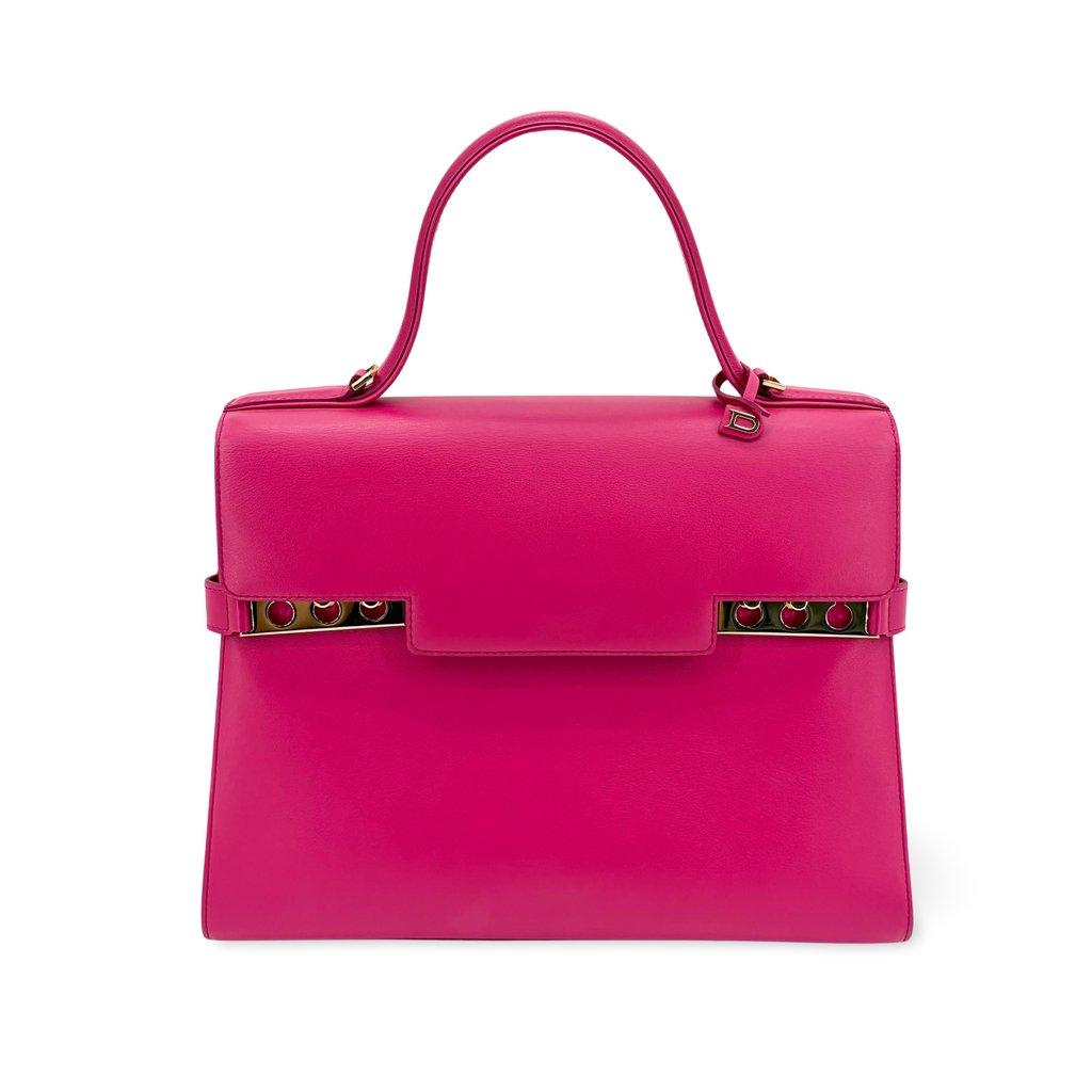 Delvaux Tompette Medium Peony Pink Gold Hardware