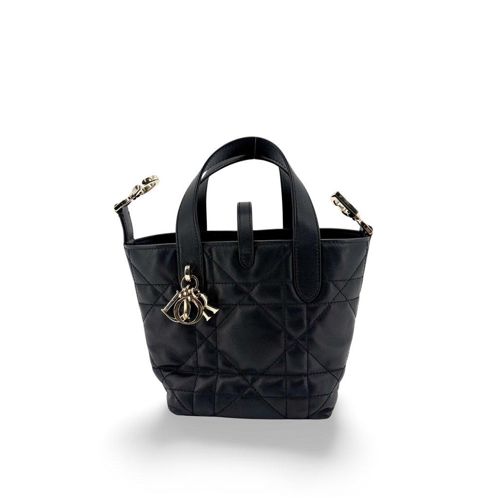 Dior Lady 95.22 Small Bag Black Gold Hardware