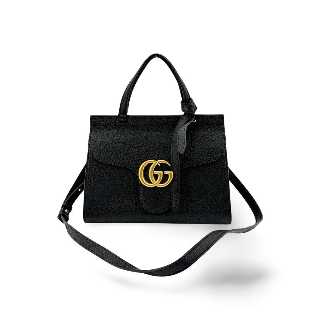 Gucci GG Marmont Small Top Handle Bag Black