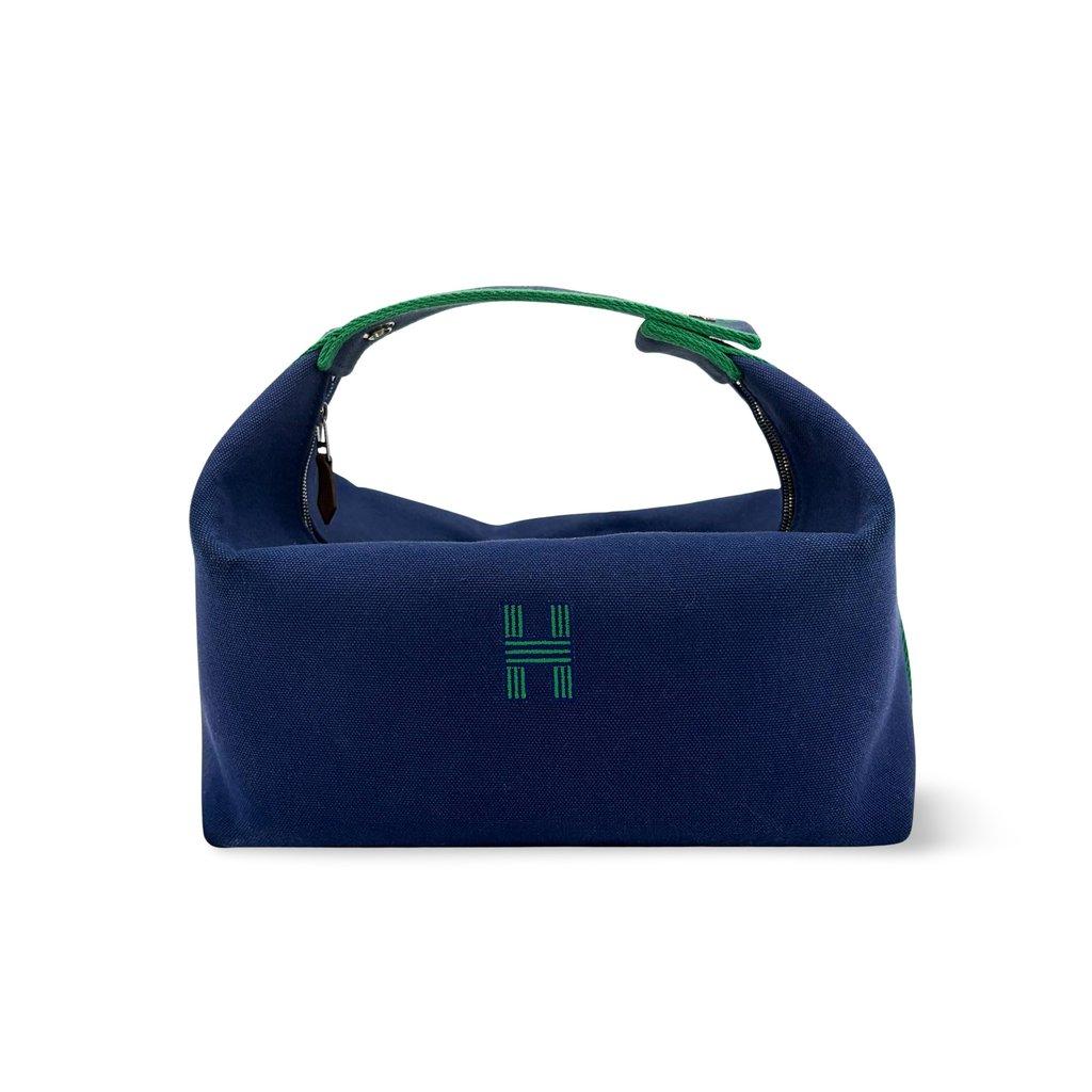 Hermès Bride a Black Pouch PM Marine Forest