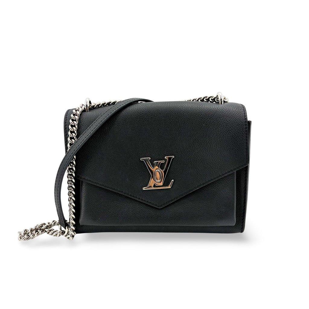 Louis Vuitton MyLockMe BB Chain Bag Black with Silver Hardware