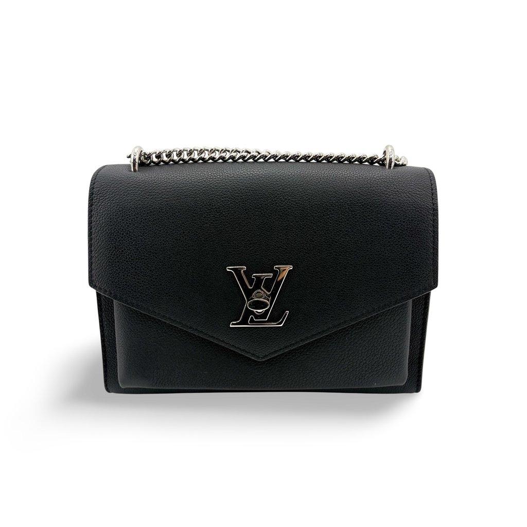 Louis Vuitton Lockme II BB Shoulder Bag Black Silver