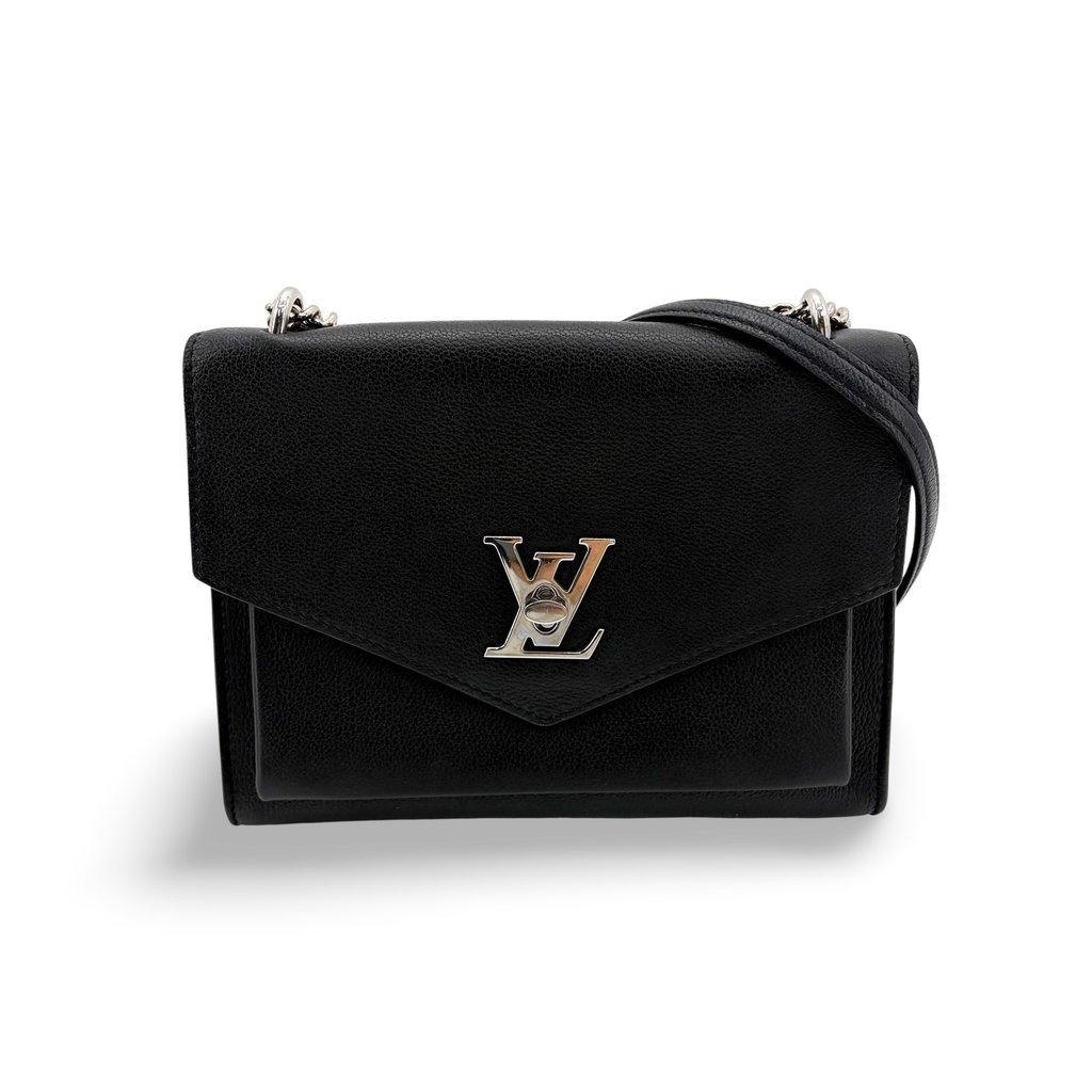 Louis Vuitton Lockme II Shoulder Bag Black with Silver Hardware
