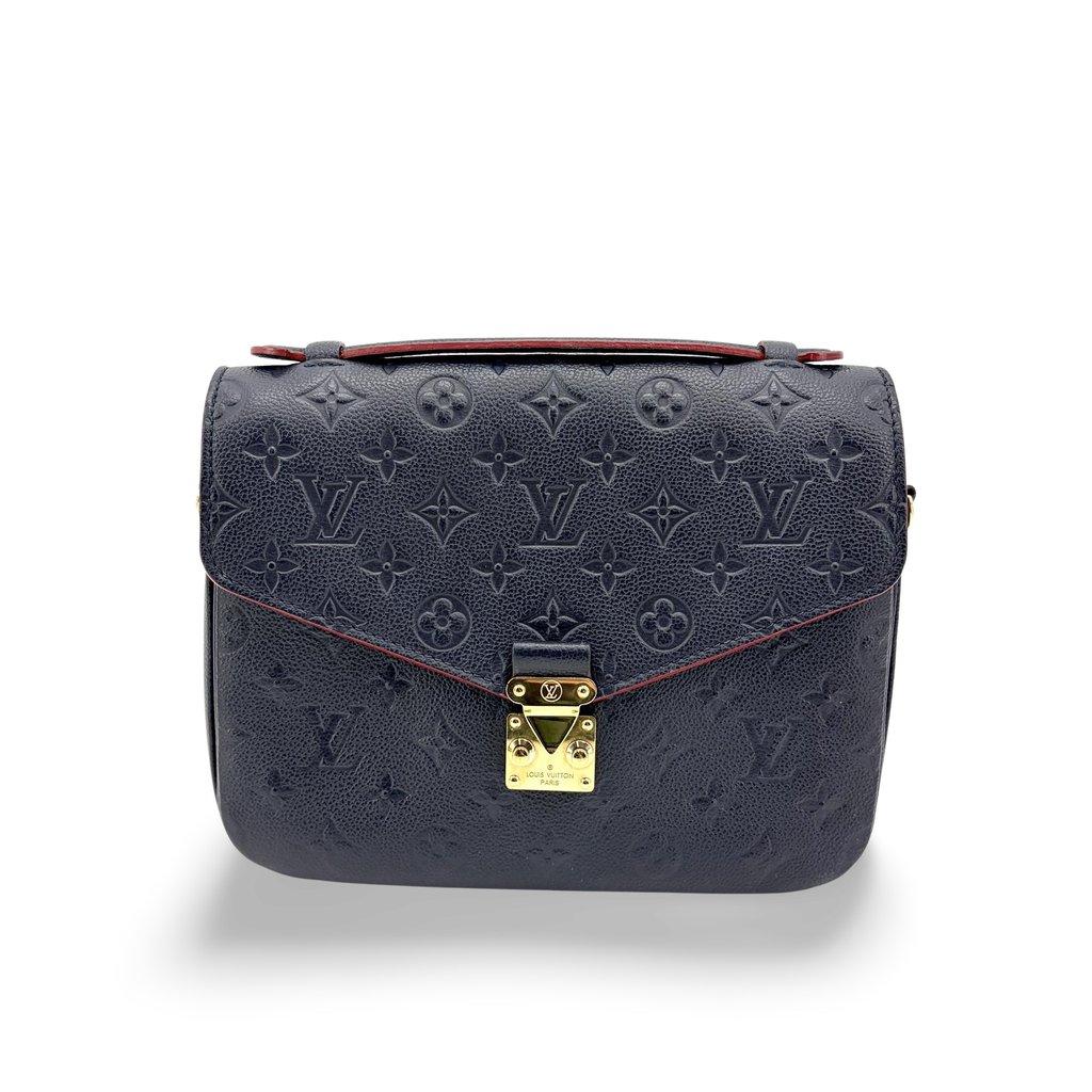 Louis Vuitton Pochette Métis Monogram Empreinte Marine Rouge