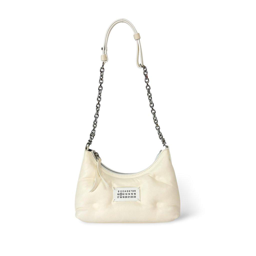 Maison Margiela Glam Slam Hobo Micro Bag Ivory Shoulder Bag