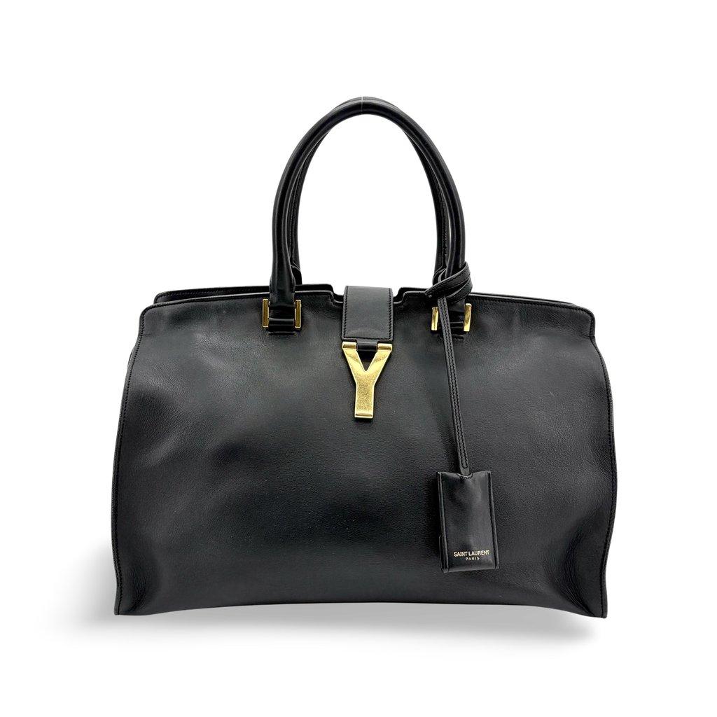 Saint Laurent Classic Cabas Chic Large Black Gold Hardware