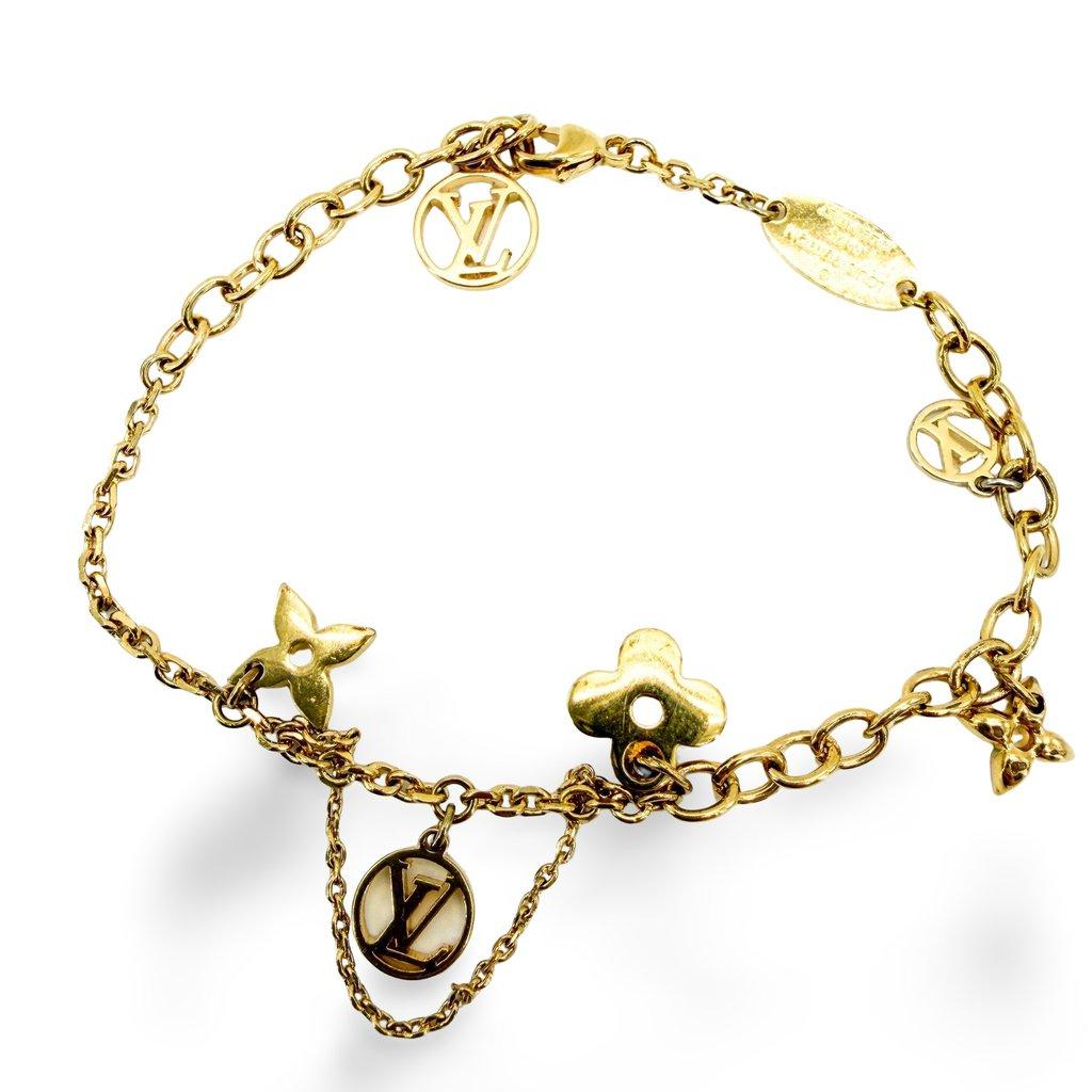 Louis Vuitton Sweet Monogram Bracelet Gold