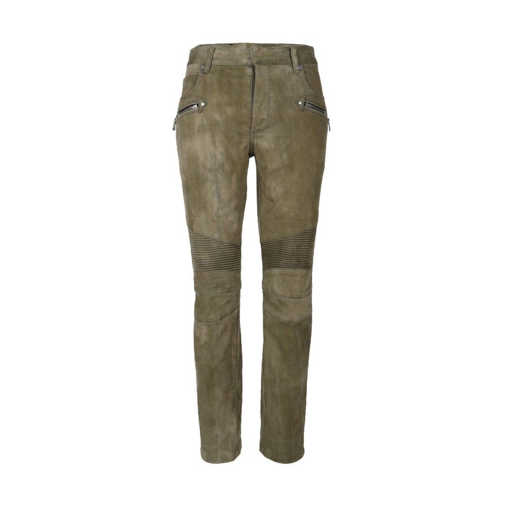 Balmain Green Biker Jeans - '10s