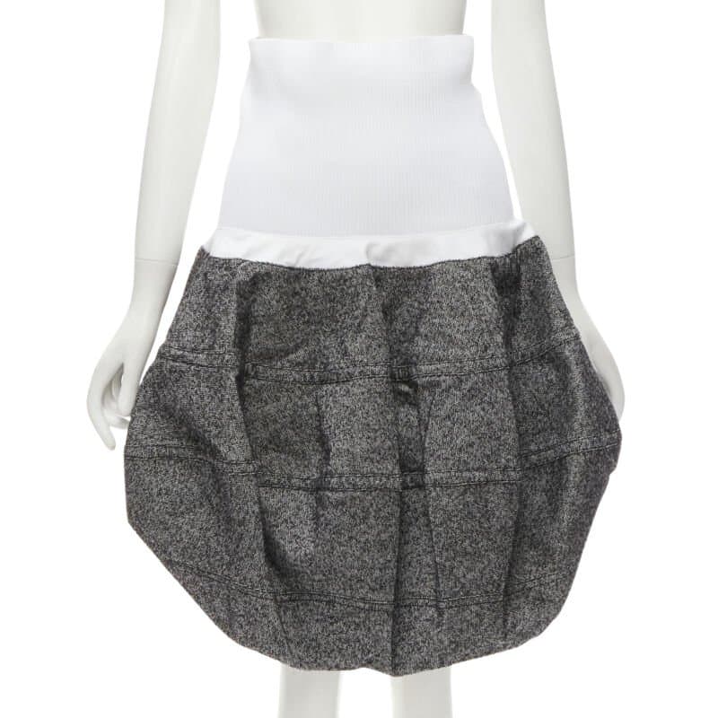 Louis Vuitton Grey Wool Bubble