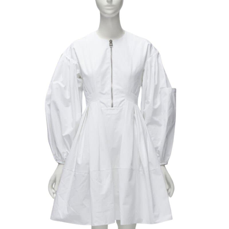 Alexander McQueen White Puff Dress