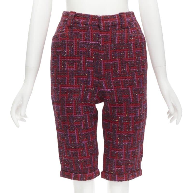 Saint Laurent Geometric Tweed
