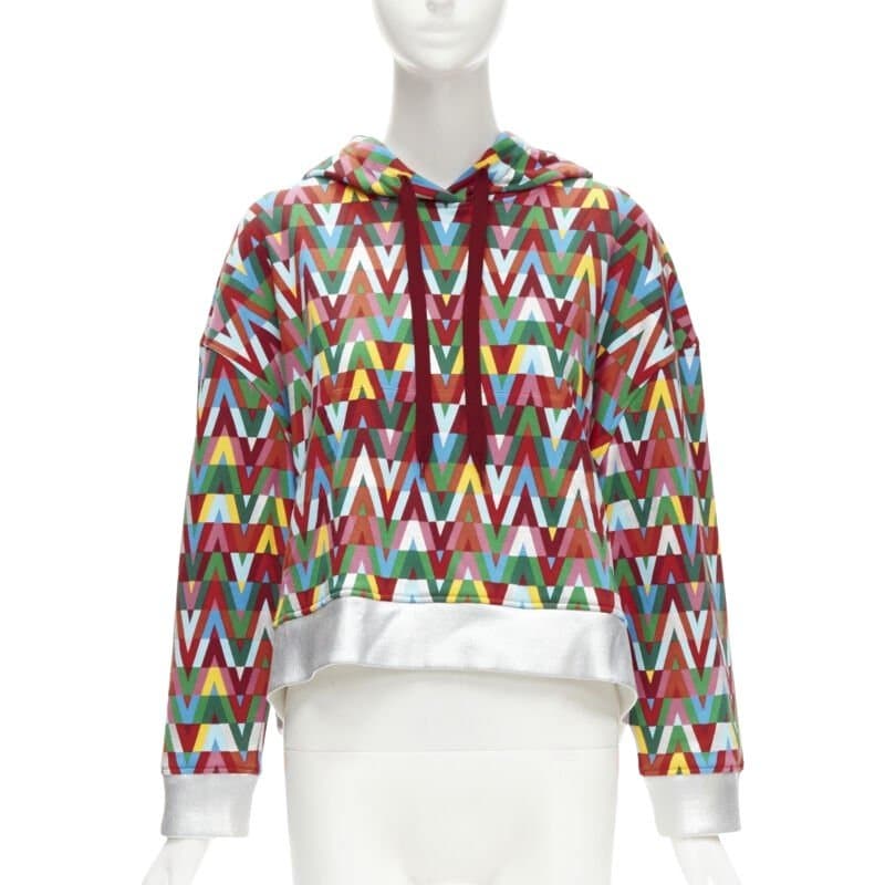 Valentino Garavani Silver Foil Hoodie