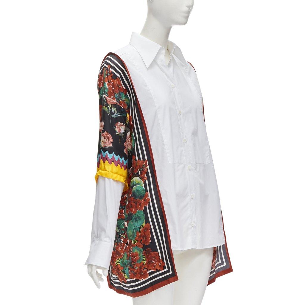Dolce & Gabbana Floral Insert Shirt