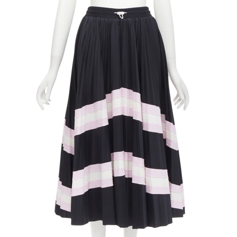 Valentino Garavani Patchwork Pleated Skirt