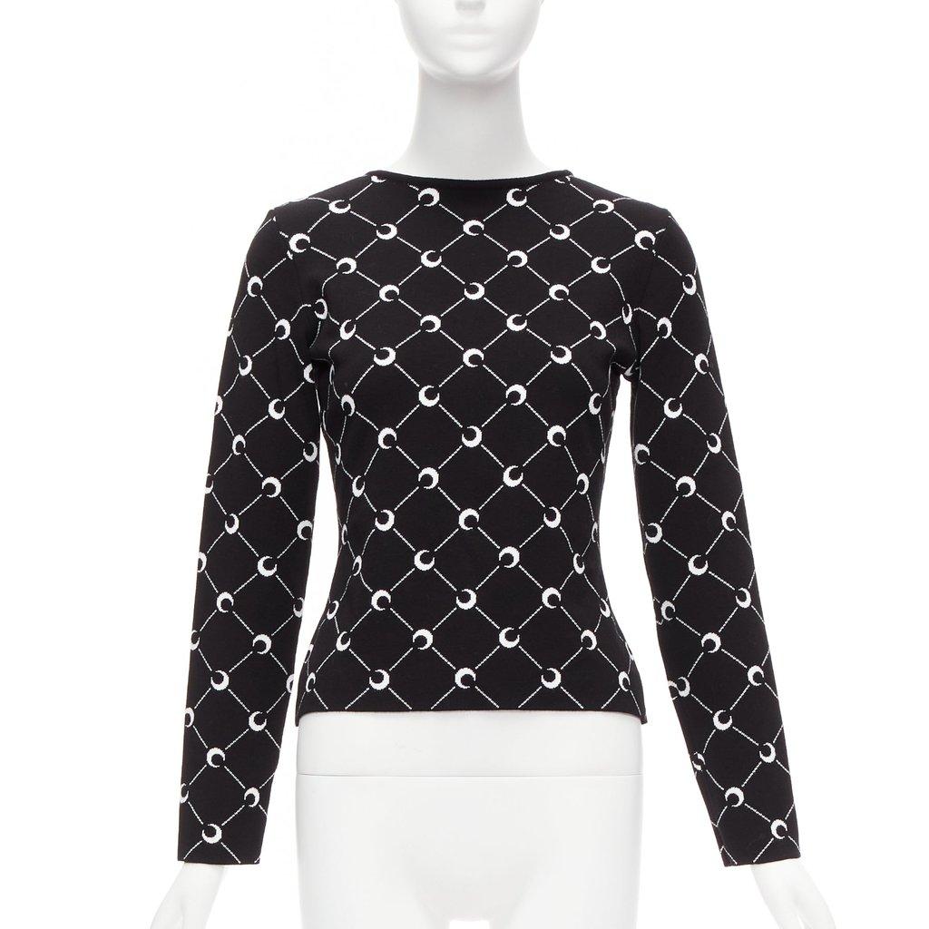 Marine Serre Crescent Moon Sweater