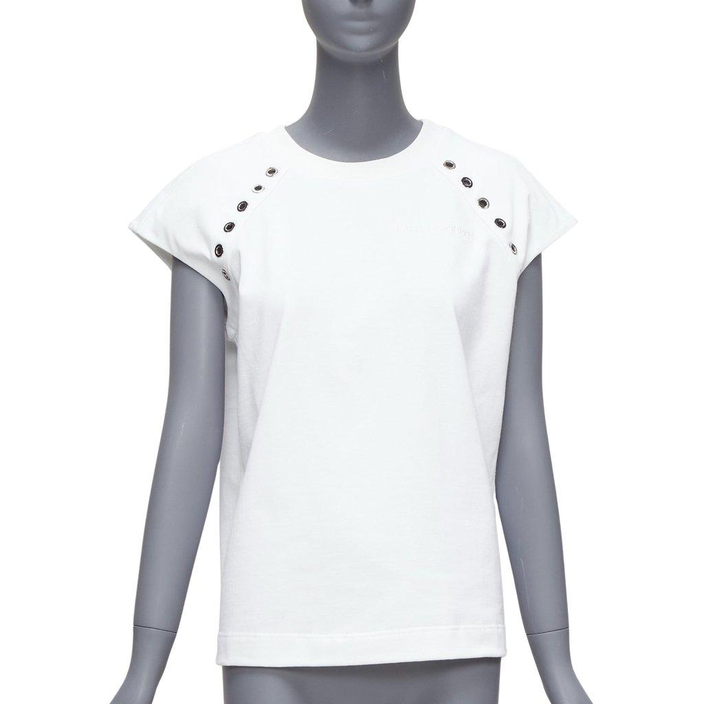 Alexander McQueen Eyelet Studded Top