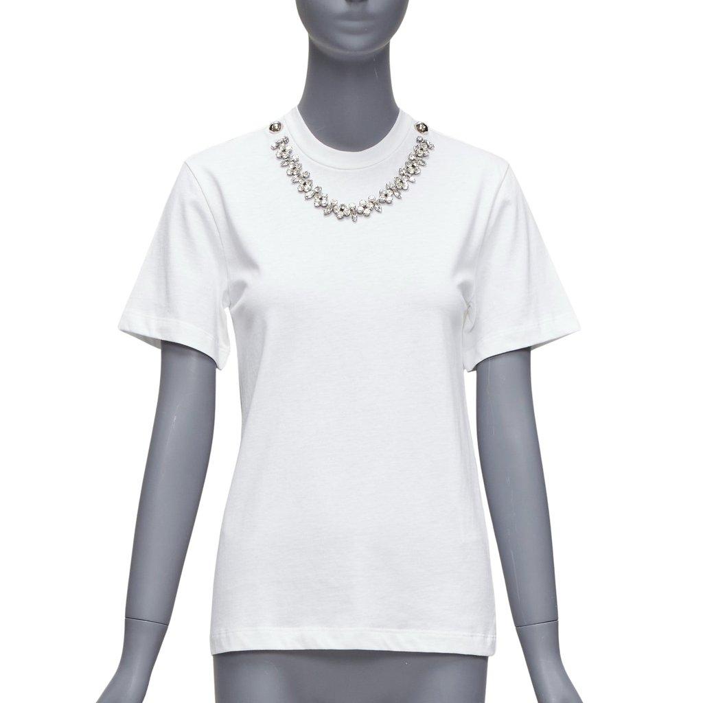 Christopher Kane Rhinestone Chain Shirt