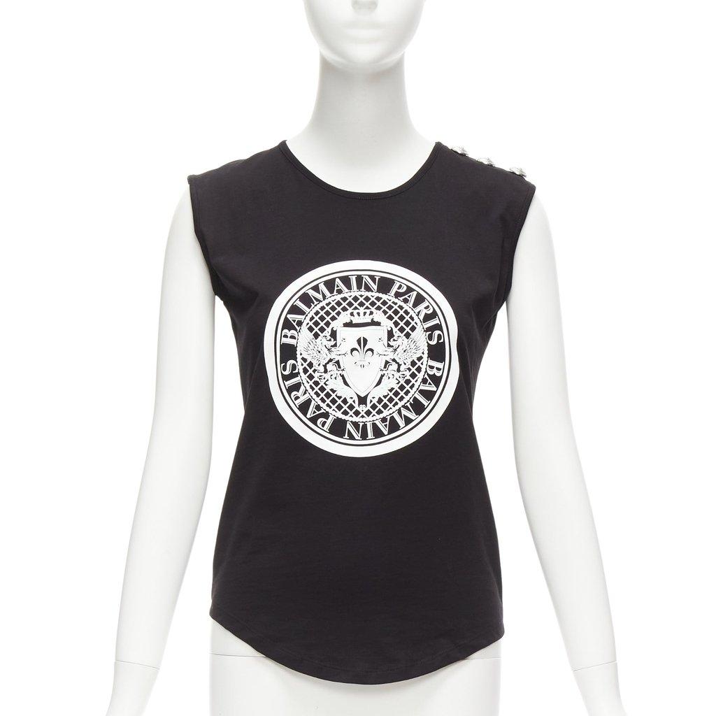 Balmain Crest Logo Tank