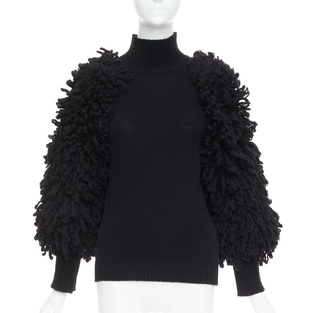 Valentino Garavani Black Wool Knitwear