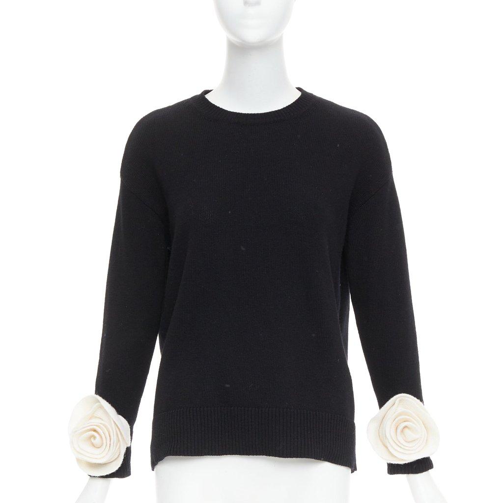 Valentino Garavani Black Wool Knitwear