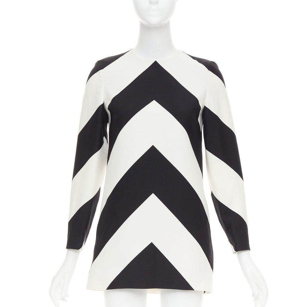 Valentino Garavani Black Wool Dress