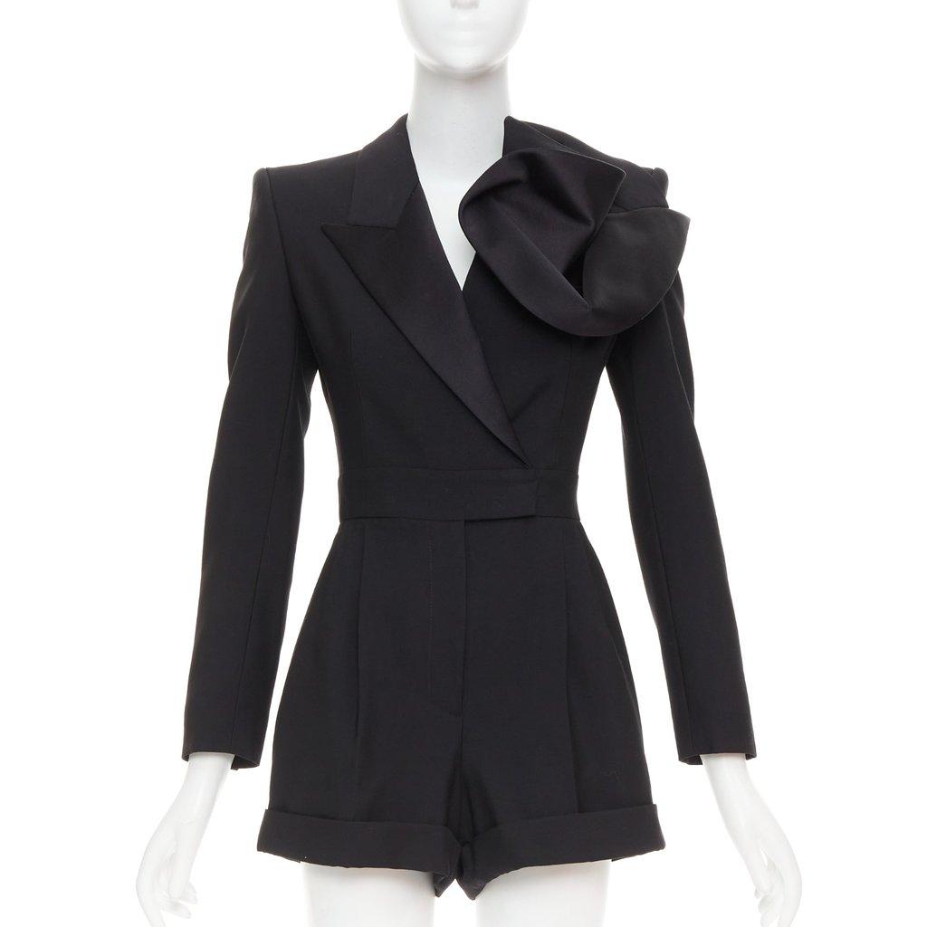 Alexander McQueen Orchid embellished playsuit
