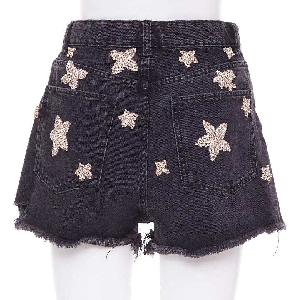 LOULOU STUDIO Grey Cotton Shorts