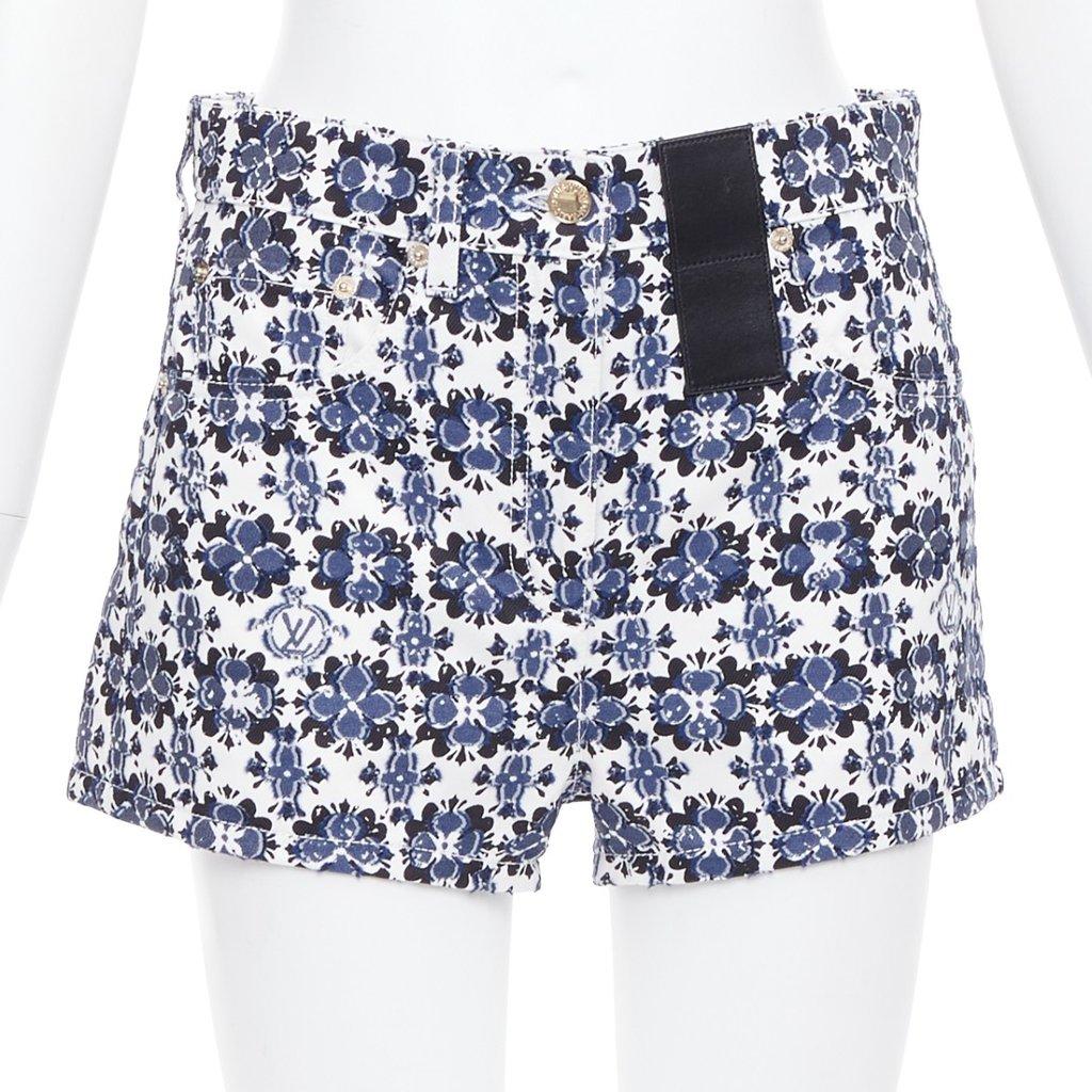 Louis Vuitton Blue Cotton Shorts