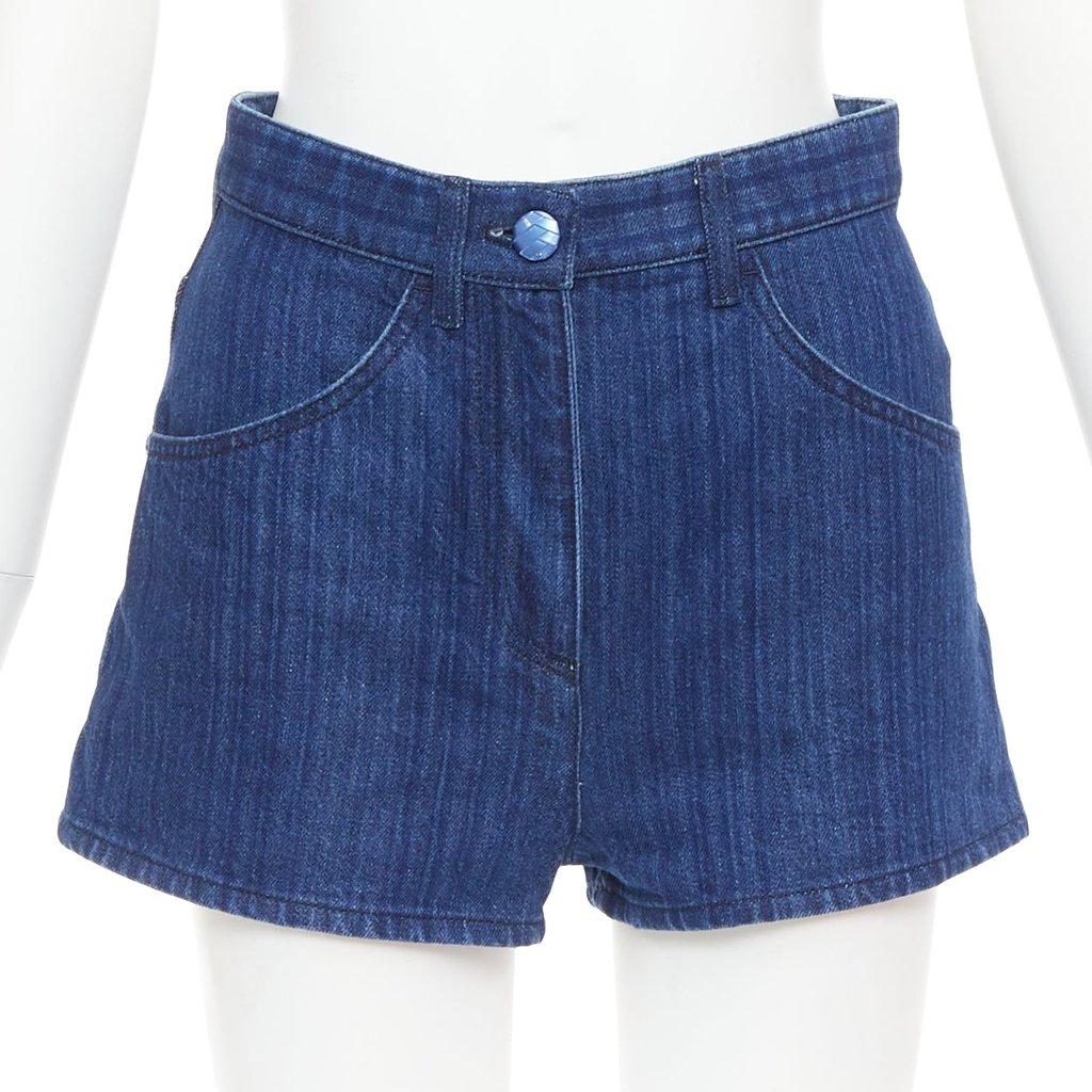 Chanel Blue Cotton Shorts