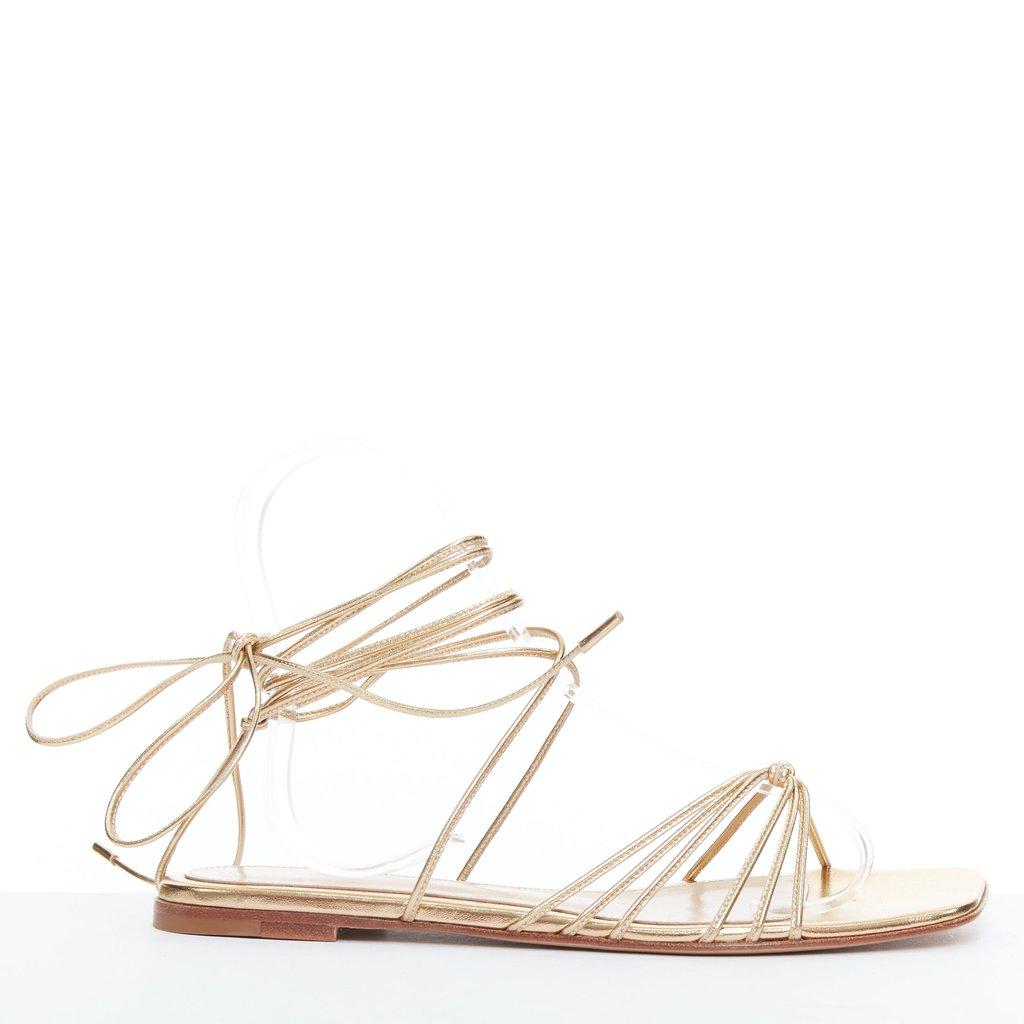 Gianvito Rossi صندل سيلفي غلادياتور