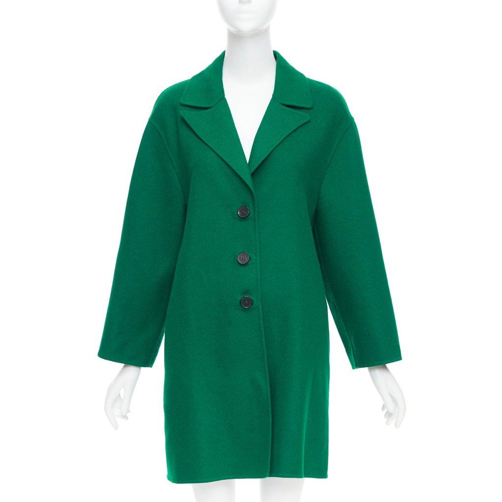 Valentino Garavani Green Wool Coat