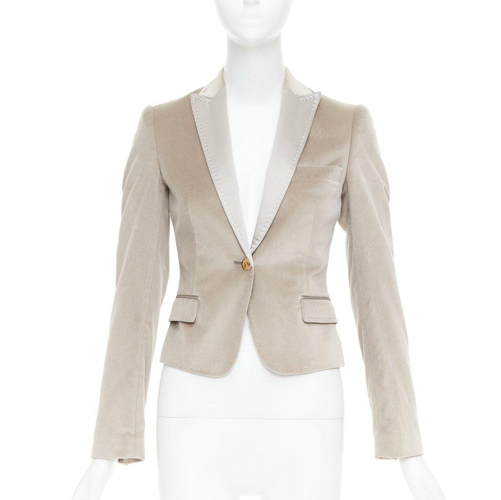 Dolce & Gabbana Beige Cotton Jacket