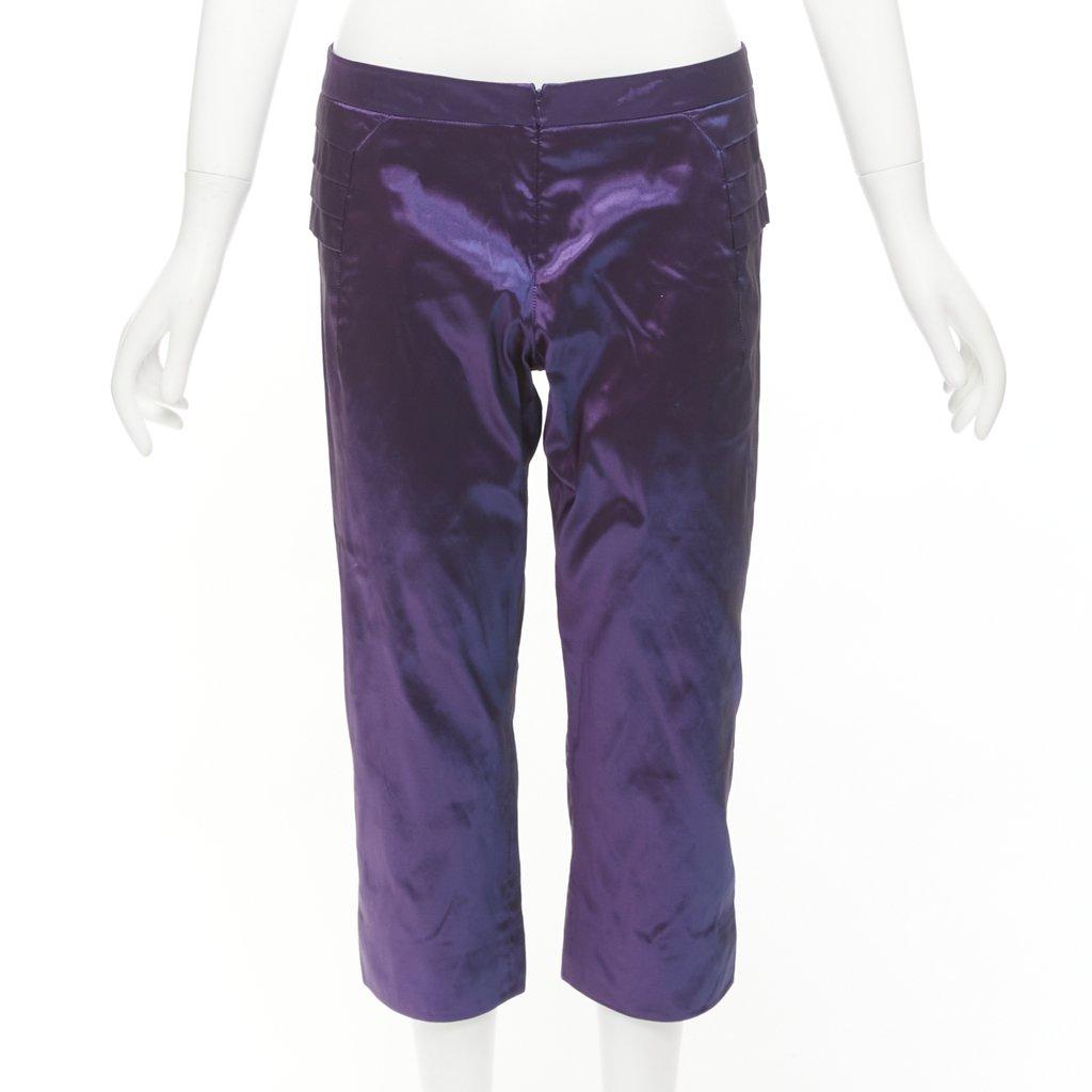 Shiatzy Chen Holographic Knee Pants
