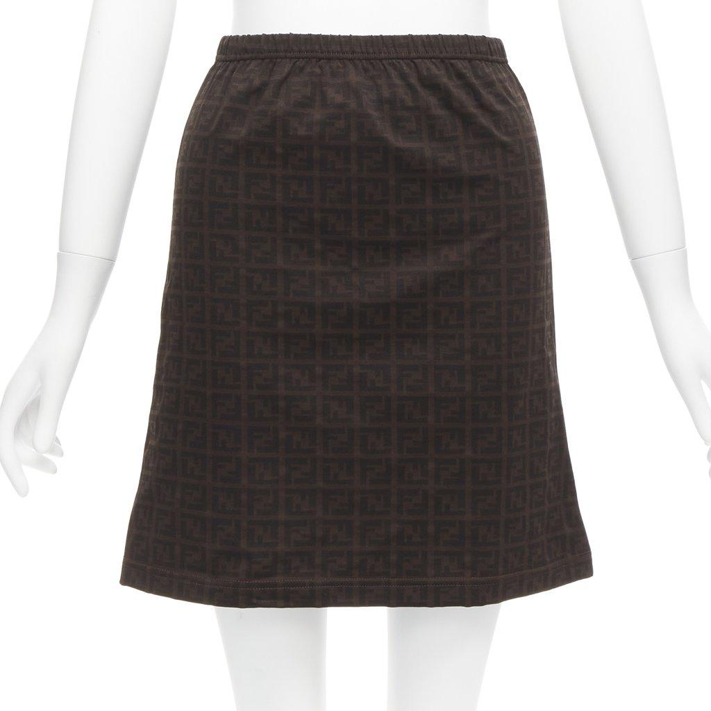 Fendi Zucca A-line Skirt
