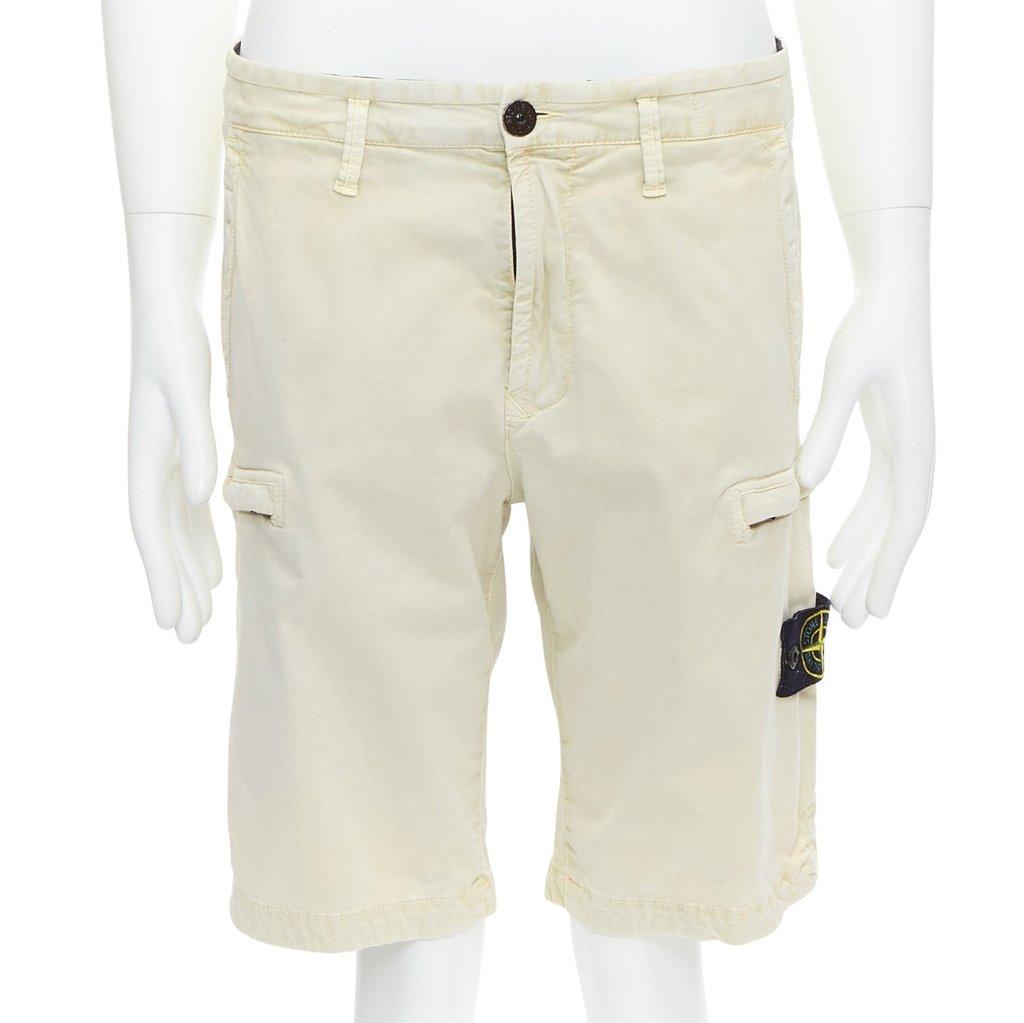 Stone Island شورتات مزينة بشعار