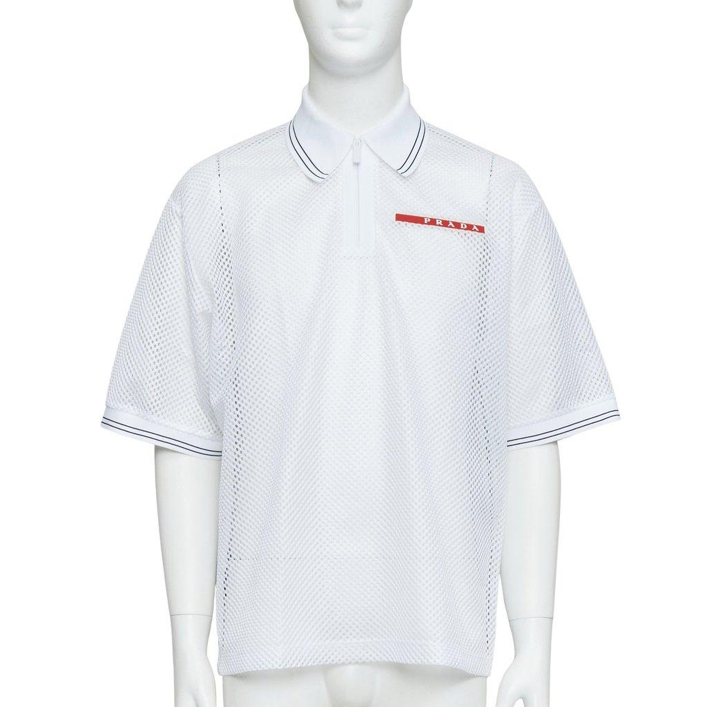 Prada White Polyester Top
