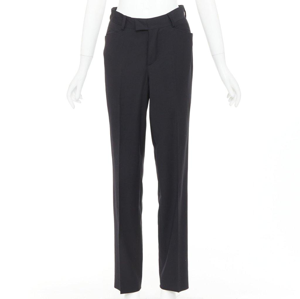 Gucci Black Wool Trouser