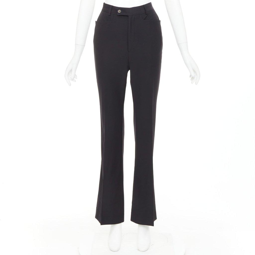 Gucci Black Wool Trouser