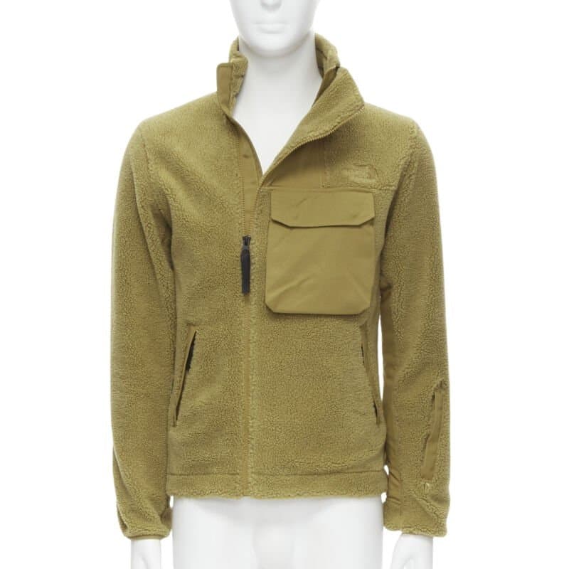The North Face جاكيت بسحاب بني اللون