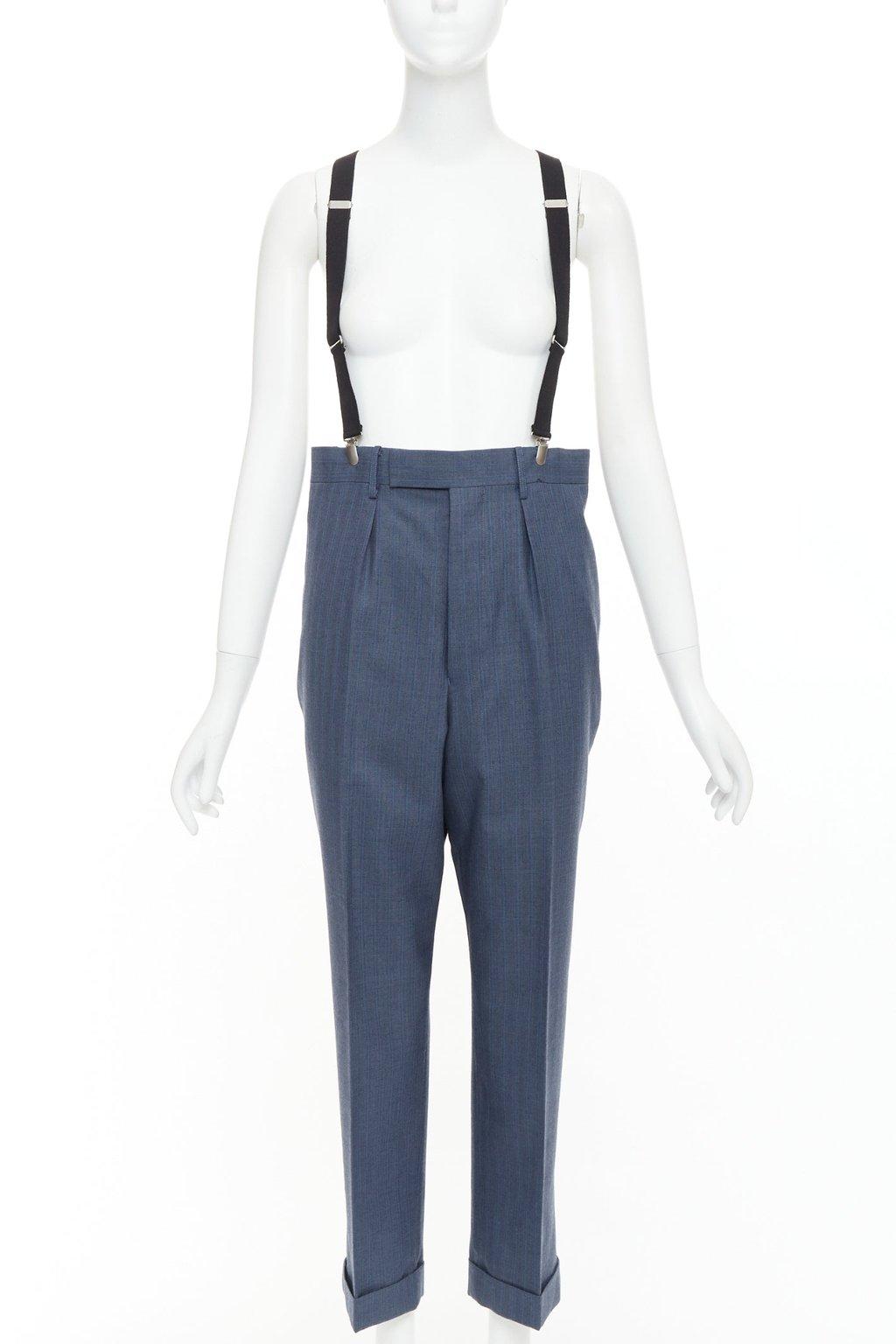 Junya Watanabe Blue Wool Trouser