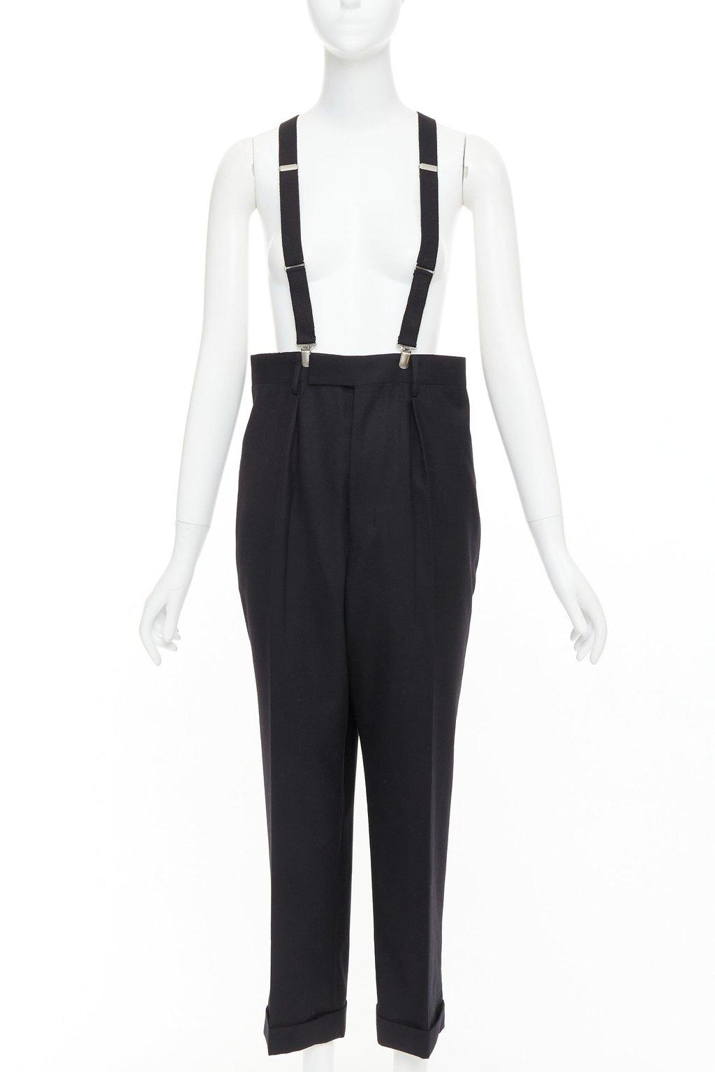 Junya Watanabe Black Wool Trouser