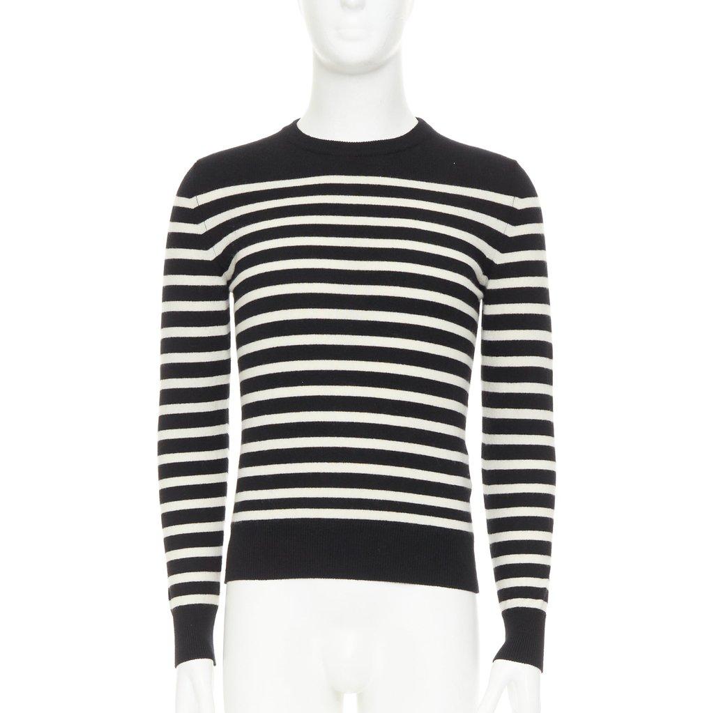 Saint Laurent Black Cashmere Knitwear