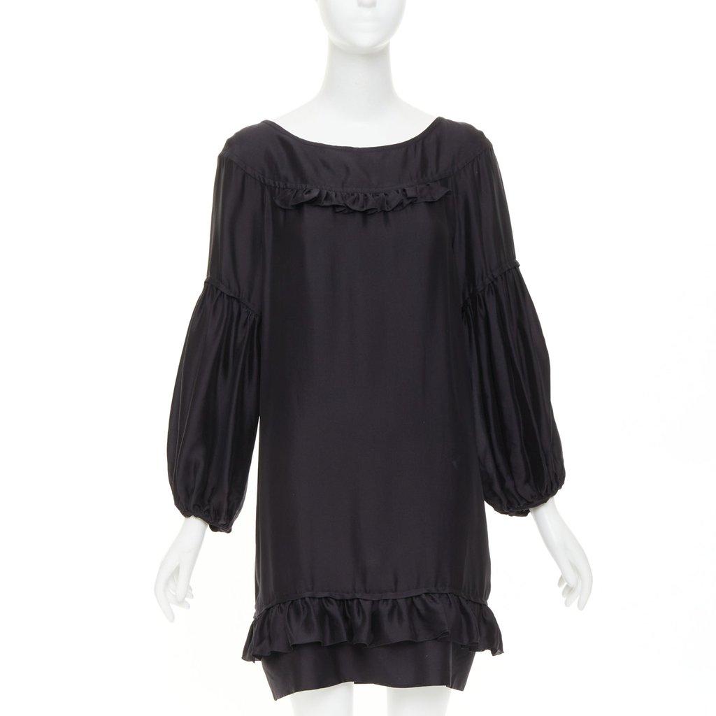 Stella McCartney Black Silk Dress