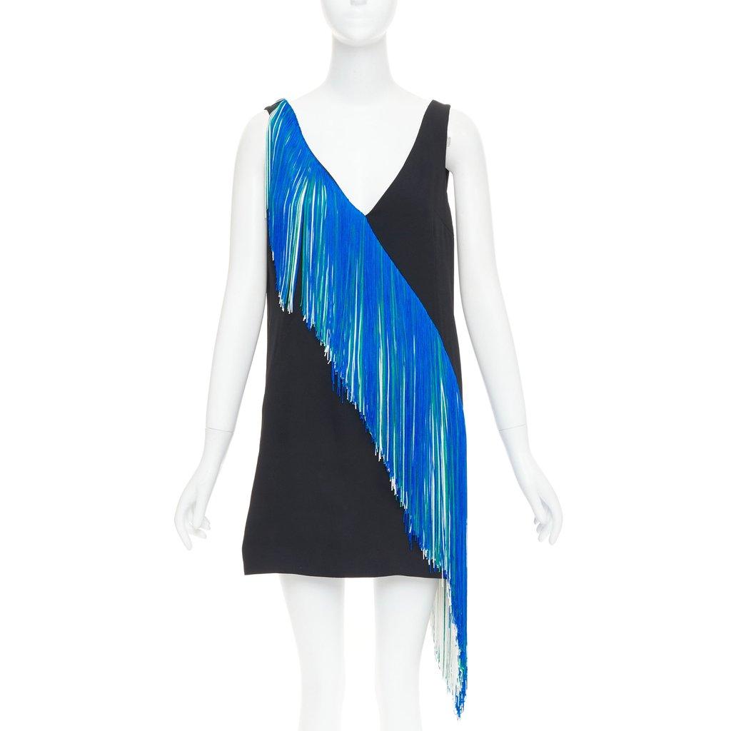 Christopher Kane V SM Asymmetric Fringing Strip