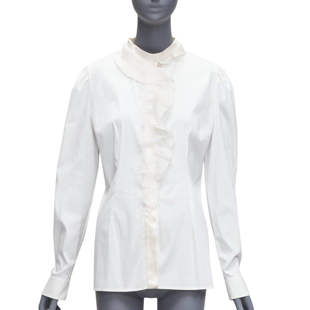 Dolce & Gabbana Lace Fitted Shirt