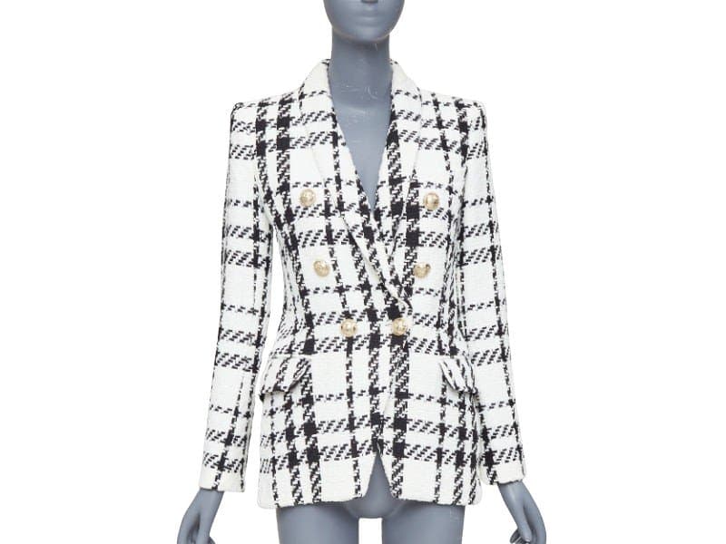 Balmain Black Cotton Jacket
