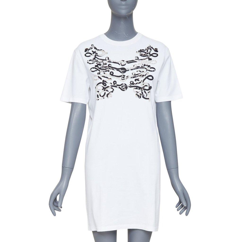 Hermès White Cotton Dress