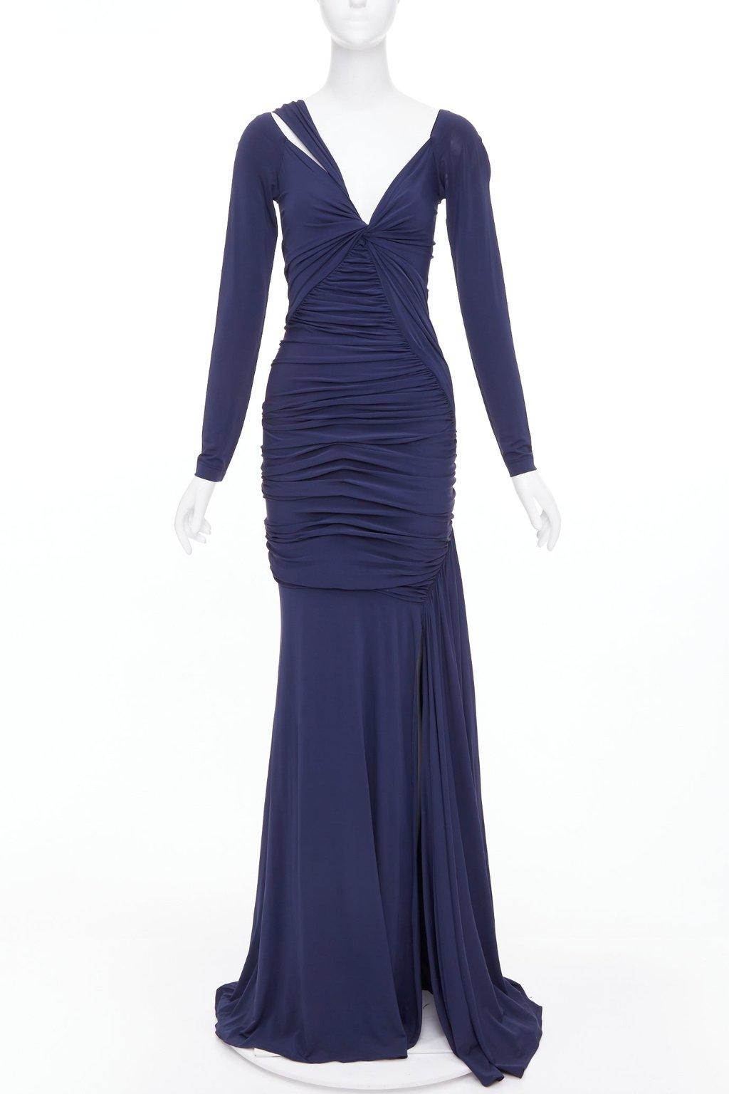 Donna Karan Navy Viscose Dress